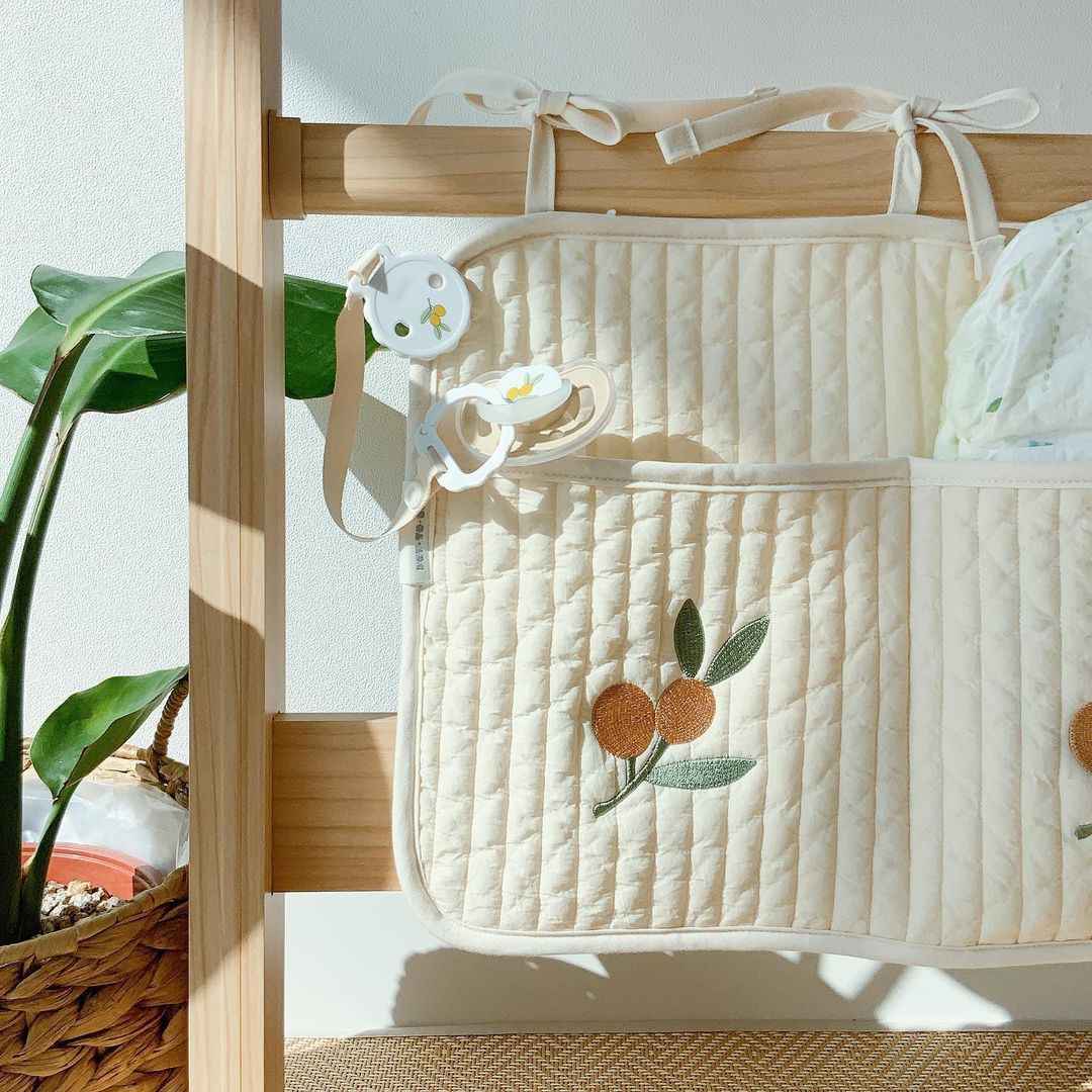 Korean Style Crib & Stroller Hanging Storage Bag
