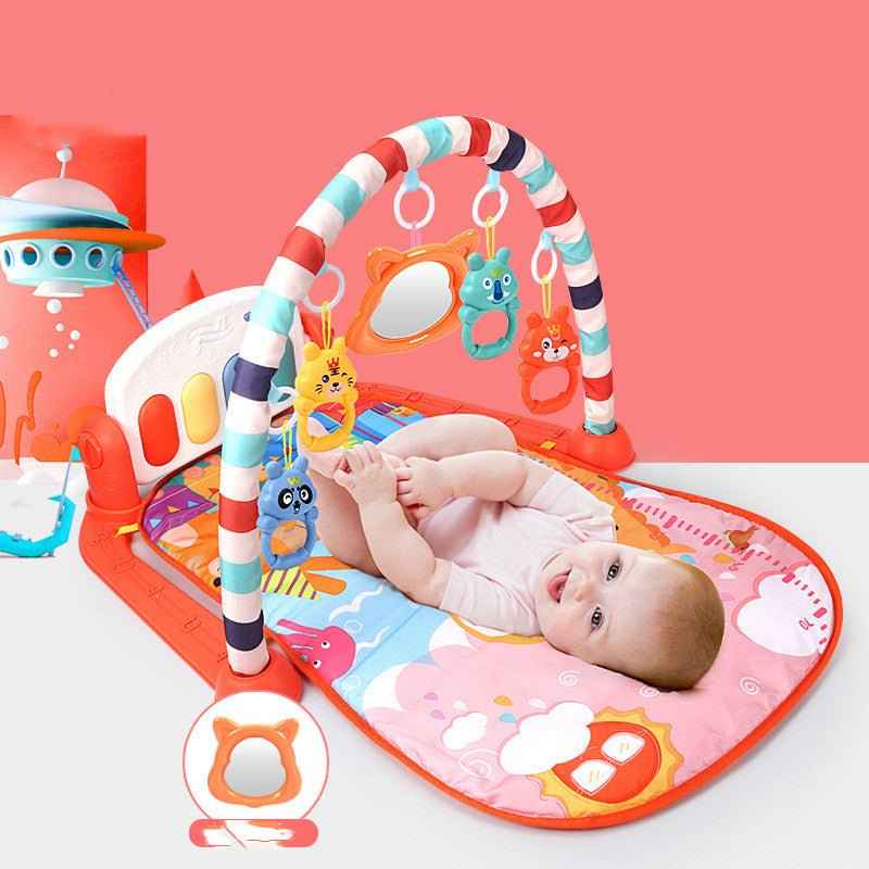 Baby Piano Gym with Kick & Play Fitness Rack