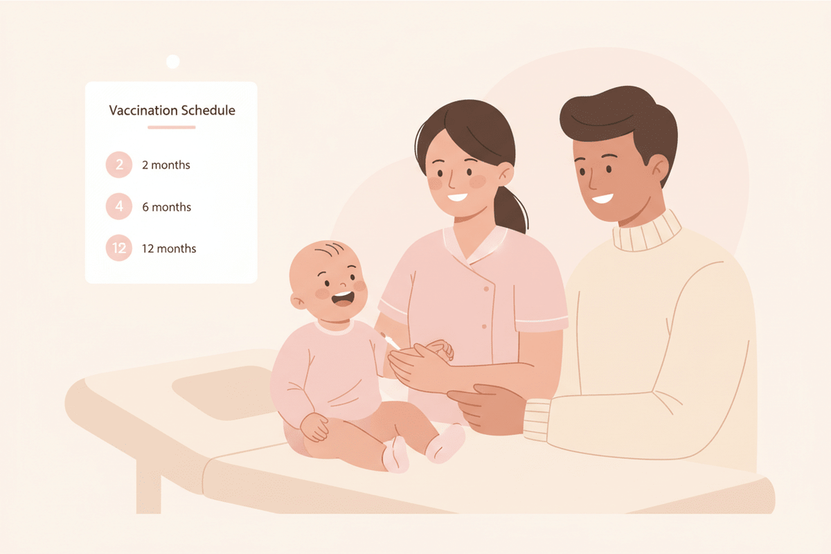 Baby Vaccination Schedule 2026: Complete Month-by-Month Guide for New Parents - The Happy Baby Store