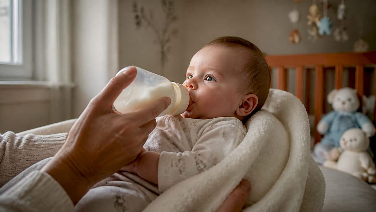 How to Pace Feed with a Bottle for Calmer, Baby-Led Feeds - The Happy Baby Store
