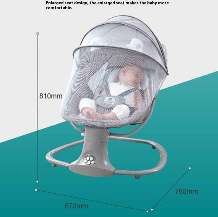 Portable baby recliner bassinet with soft touch fabric for maximum comfort and saf