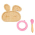 Bamboo Bowl & Spoon Feeding Set for Toddlers