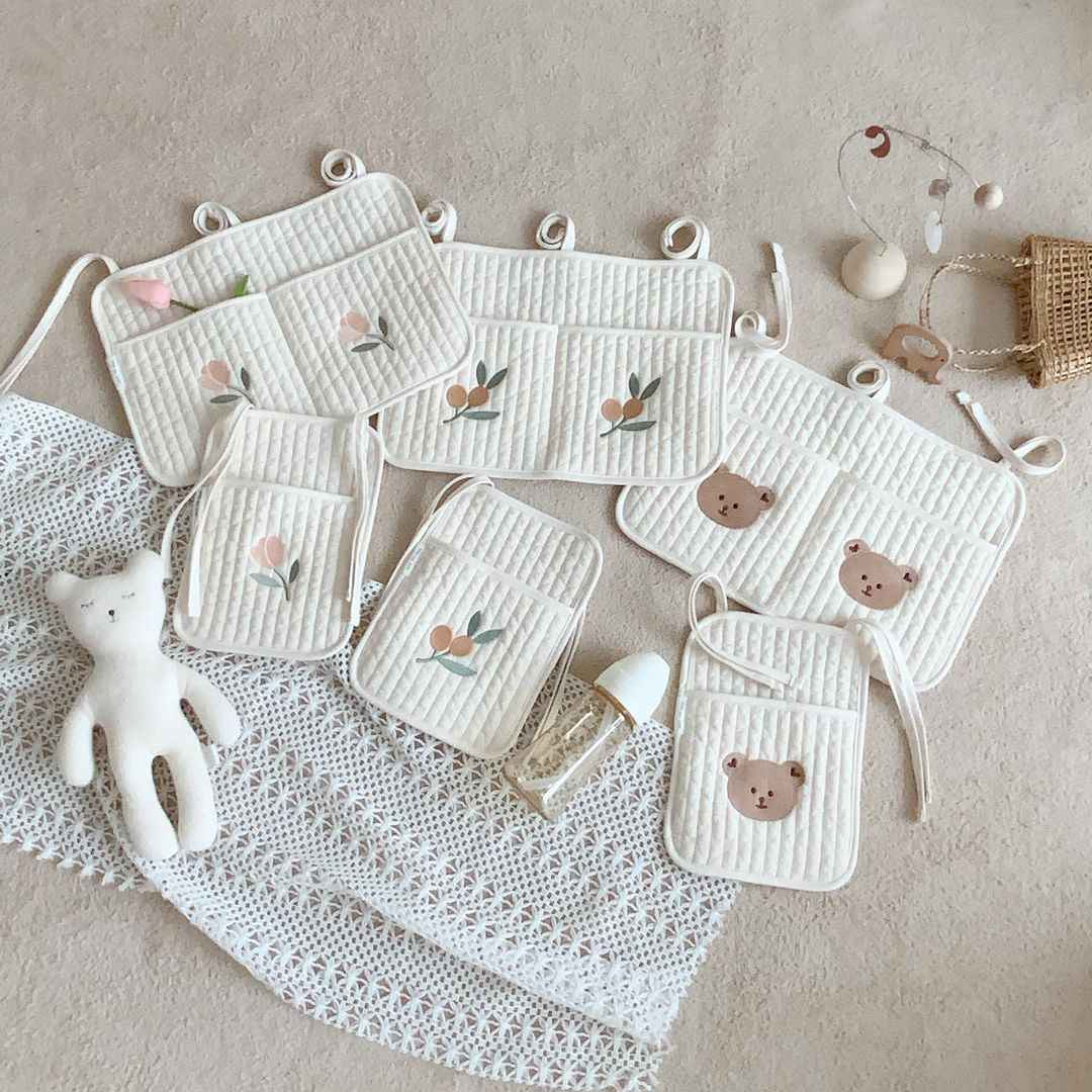 Korean Style Crib &amp; Stroller Hanging Storage Bag