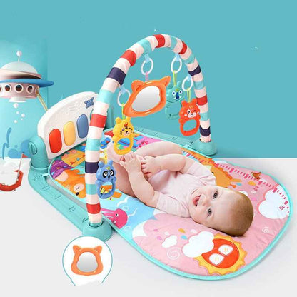 Baby Piano Gym with Kick &amp; Play Fitness Rack