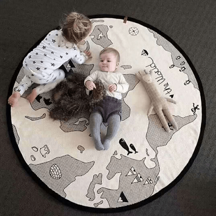 Adventure World Round Crawling Mat - The Happy Baby StoreThin section